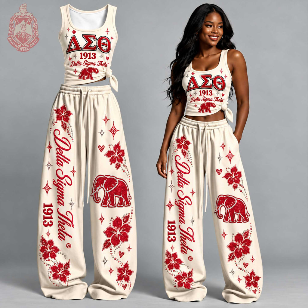 Varsity Chic TankTop Two-Piece Set HCT APT DST 1010261