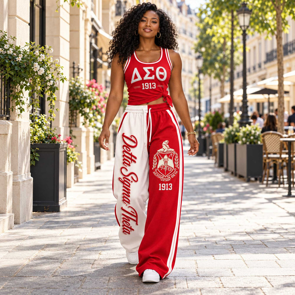 Varsity Chic TankTop Two-Piece Set HCT APT DST 1010263