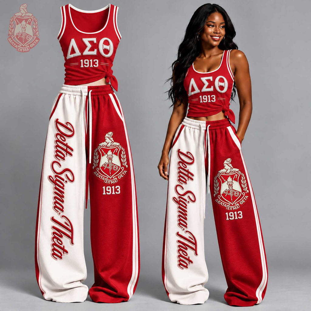 Varsity Chic TankTop Two-Piece Set HCT APT DST 1010263