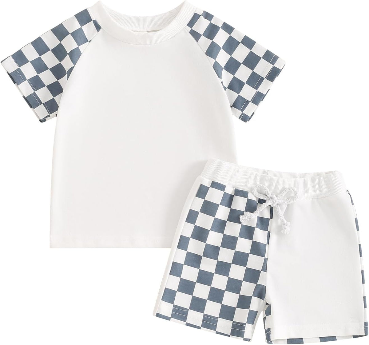 BemeyourBBs Toddler Baby Boy Summer Clothes Funny Letter T Shirt Elastic Waist Pockets Shorts Set 2 Piece Outfit