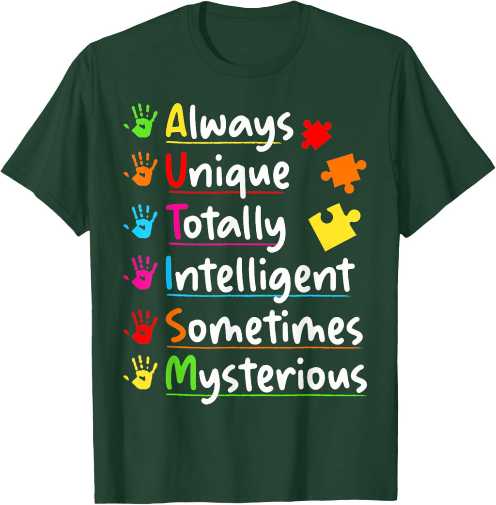 Always Unique Autism Awareness Totally Intelligent Kids