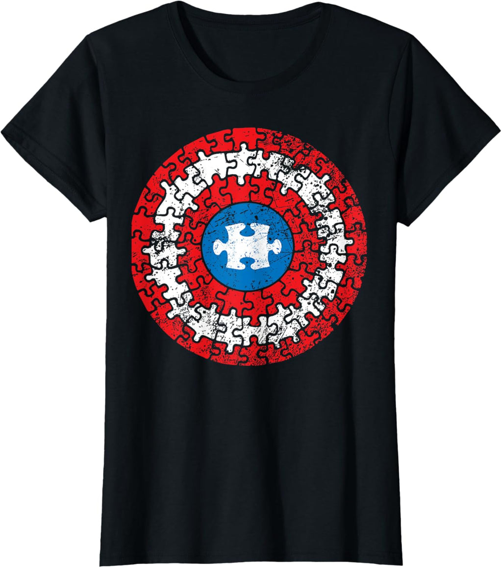 Autism Awareness Captain Shirt Support Autistic Superkid