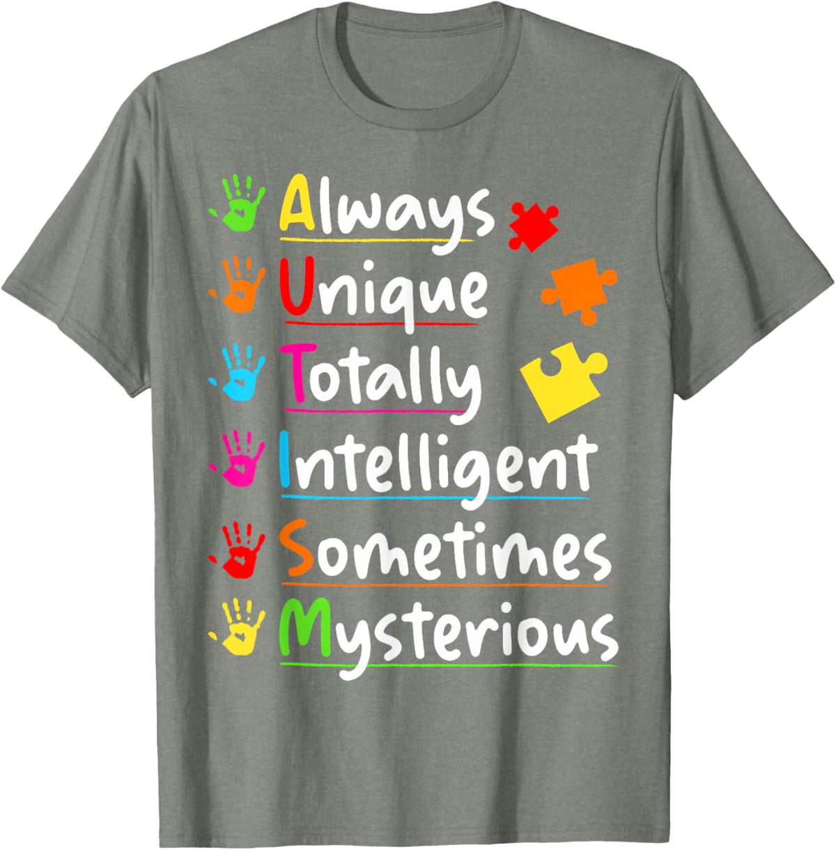 Always Unique Autism Awareness Totally Intelligent Kids