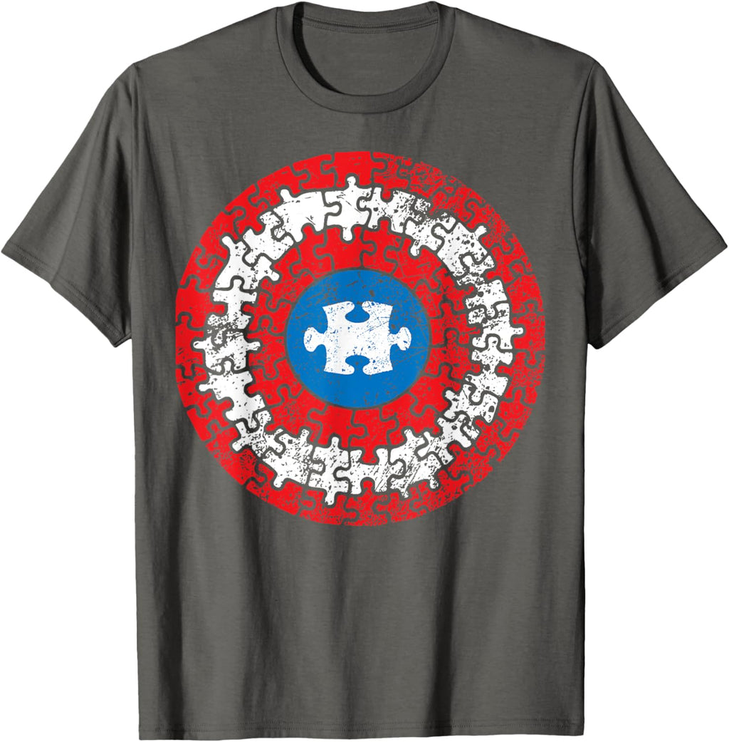 Autism Awareness Captain Shirt Support Autistic Superkid