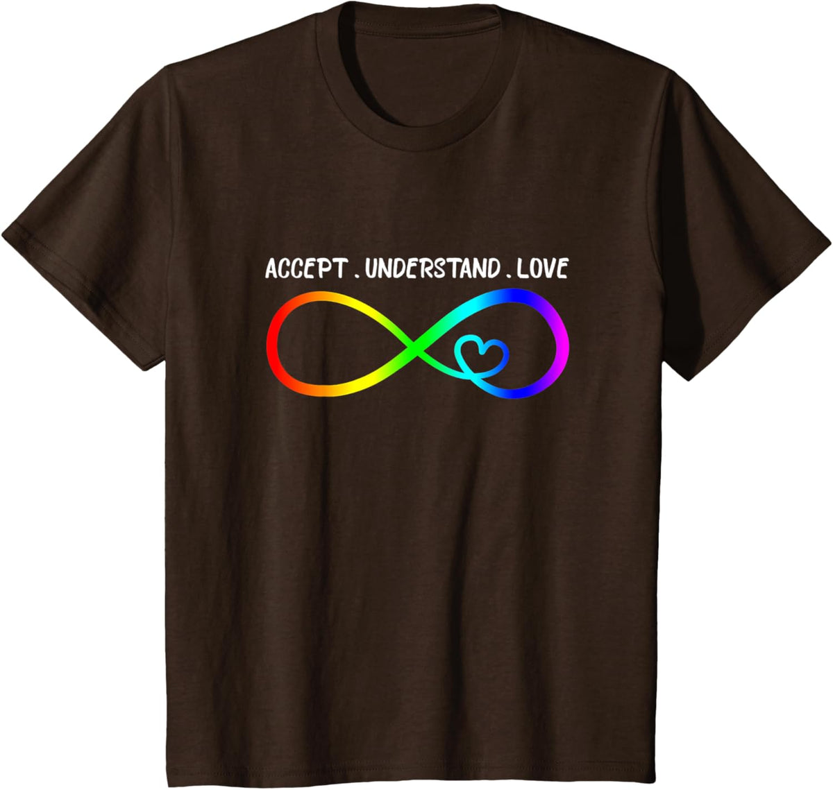Accept Understand Love Heart Infinity Autism Awareness