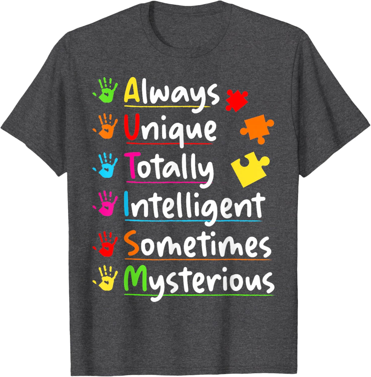 Always Unique Autism Awareness Totally Intelligent Kids