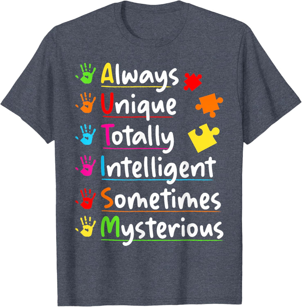 Always Unique Autism Awareness Totally Intelligent Kids